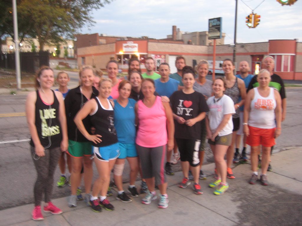 group of runners